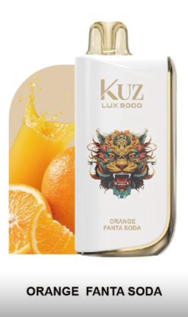 KUZ LUX ORANGE FANTA SODA 9000 PUFFS