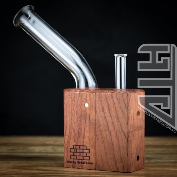 OG Brick Flame Powered Extraction Device (Bubinga) By Sticky Brick Labs - Image 3
