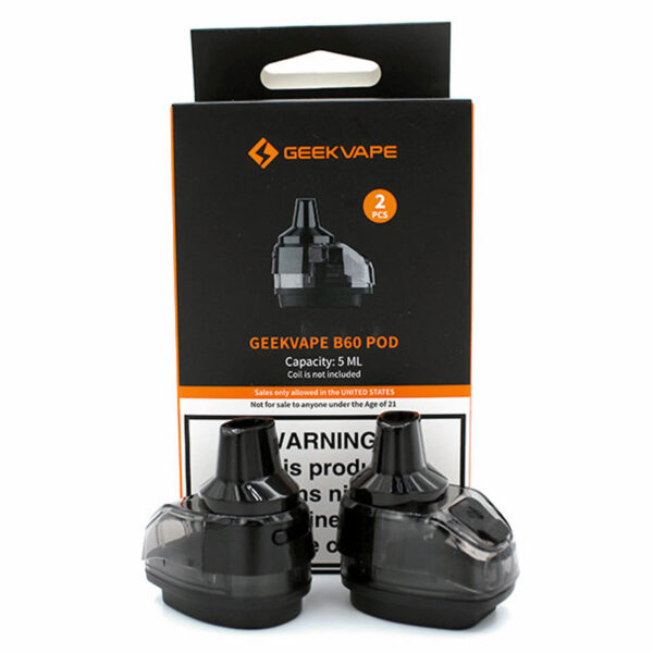 Geekvape B60 (Aegis Boost 2) Empty Pod Cartridge 5ml (2pcs/pack) - Image 3