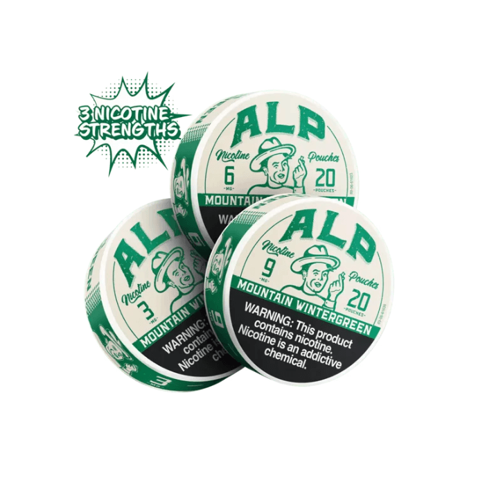 ALP Mountain Wintergreen 6mg Nicotine Pouches - Image 3