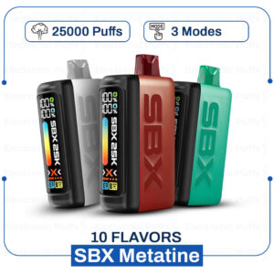 SBX Metatine 25000 Puffs Disposables Vapes – by Box