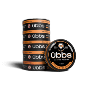 Übbs Salted Caramel Nicotine Pouches Roll of 5 cans