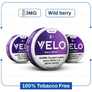 Velo Plus Wildberry 3MG Nicotine Pouch