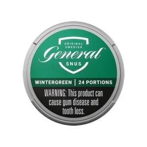 GENERAL WINTERGREEN WHITE SWEDISH SNUS