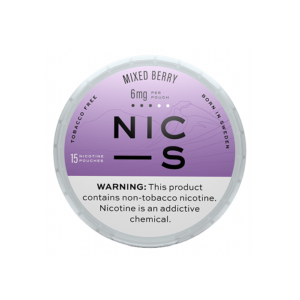 NIC-S Mixed Berry 6mg Nicotine Pouches