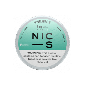 NIC-S WINTERGREEN 6MG NICOTINE POUCHES