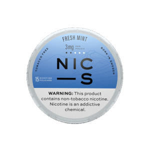 NIC-S FRESH MINT 3MG NICOTINE POUCHES
