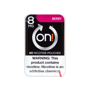 ON! 8MG BERRY MINI DRY NICOTINE POUCHES